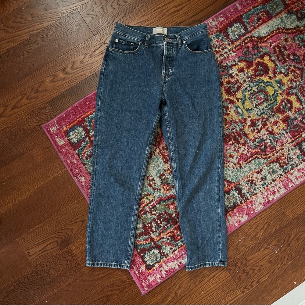 Everlane Blue Ankle Cropped Jeans
